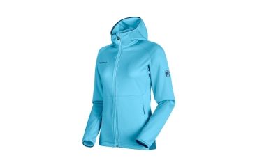 Image of Mammut Womens Get Away ML Hooded Jacket, Whisper Melange, XS, 1010-23230-50038-112
