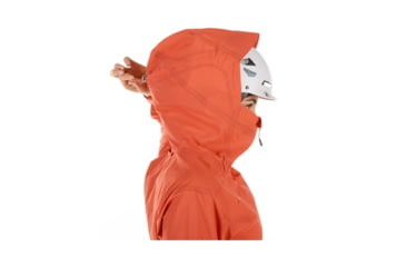 Image of Mammut Masao Hardshell Hooded Jacket - Women's, Extra Small, Barberry, 1010-26000-3218-112