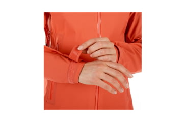 Image of Mammut Masao Hardshell Hooded Jacket - Women's, Extra Small, Barberry, 1010-26000-3218-112