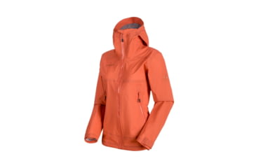 Image of Mammut Masao Hardshell Hooded Jacket - Women's, Extra Small, Barberry, 1010-26000-3218-112