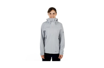 Image of Mammut Masao Hardshell Hooded Jacket - Women's, Small, Marble, 1010-26000-00103-113