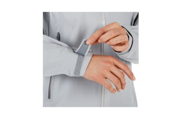 Image of Mammut Masao Hardshell Hooded Jacket - Women's, Small, Marble, 1010-26000-00103-113