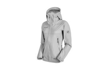 Image of Mammut Masao Hardshell Hooded Jacket - Women's, Small, Marble, 1010-26000-00103-113