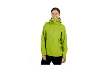 Image of Mammut Masao Hardshell Hooded Jacket - Women's, Large, Sprout, 1010-26000-4571-115