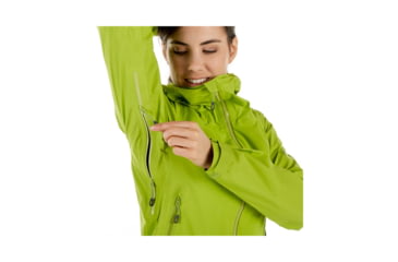 Image of Mammut Masao Hardshell Hooded Jacket - Women's, Large, Sprout, 1010-26000-4571-115