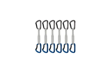 Image of Mammut Workhorse Keylock 17 cm 6-Pack Quickdraws, Grey/Blue, 17 cm, 2040-02581-33275-75