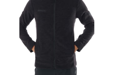 Image of Mammut Yadkin ML Jacket - Mens, Black Melange/Black, Small, 1014-00870-0034-113