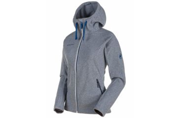 Image of Mammut Yampa Advanced ML Hooded Fleece Jacket - Womens, Marine/Ultramarine, Large, 1010-22240-5960-115