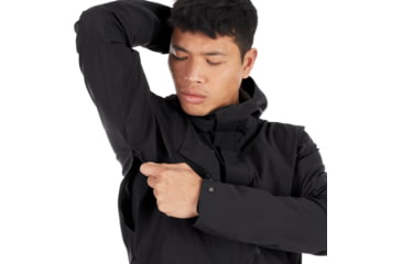 Image of Mammut Zinal HS Hooded Jacket, Black, 2XL, 1010-26960-0001-117