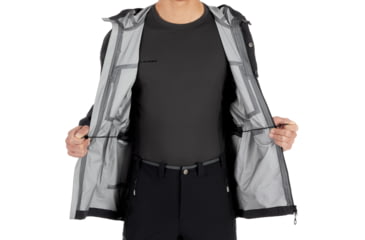 Image of Mammut Zinal HS Hooded Jacket, Black, 2XL, 1010-26960-0001-117