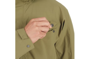 Image of Mammut Zinal HS Hooded Jacket - Mens, Olive, Large, 1010-26960-4072-115