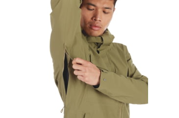 Image of Mammut Zinal HS Hooded Jacket - Mens, Olive, Large, 1010-26960-4072-115
