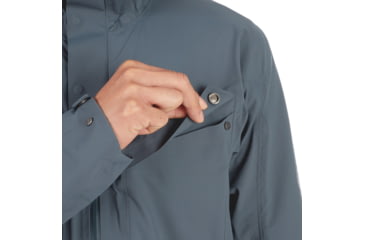 Image of Mammut Zinal HS Hooded Jacket - Mens, Storm, Extra Large, 1010-26960-0239-116