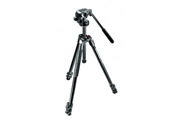 Image of Manfrotto 290 XTRA Kit, Aluminum 3 sec. Tripod with Fluid Head MK290XTA3-2WUS