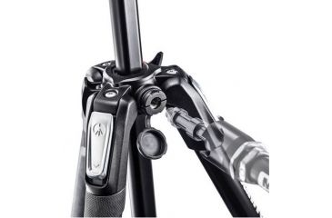 Image of Manfrotto 3-Section 190 Aluminum Tripod w/500 Head, Black MVK500190X3