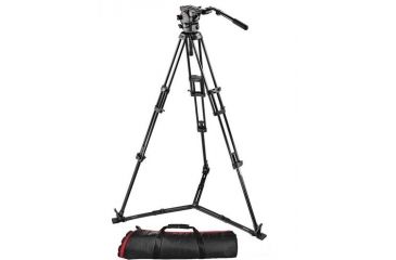 Image of Manfrotto 526 Pro Fluid Video Head+545GB Pro Alu Video Tripod+MBAG100P 526,545GBK