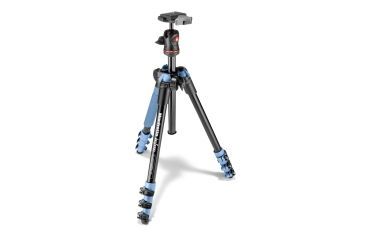 Image of Manfrotto Befree Compact Traveling Tripod,Blue MKBFRA4L-BH
