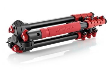 Image of Manfrotto Befree Compact Traveling Tripod,Red MKBFRA4R-BH