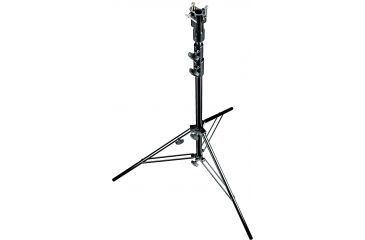 Image of Manfrotto Bogen 3-section Black Alu Senior Stand With Leveling Leg 007BU