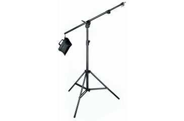 Image of Manfrotto Bogen Black Combi-boom Stand, 3-section Stand With Sand Bag 420B
