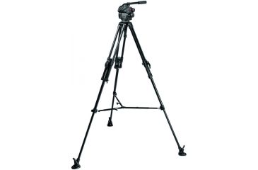 Image of Manfrotto Bogen Manfrotto 503HDV Pro Fluid Video Head+351MVB Trpd.+350SPRB Spreader 503HDV-351MVBK