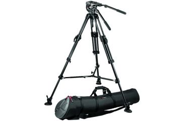 Image of Manfrotto Bogen Manfrotto 516 Head+351MVCF Tripod+350SPRB Spreader+565 Feet+MBAG120P 516-351MVCFK