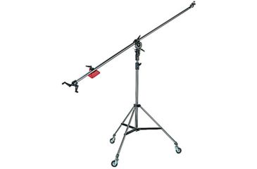 Image of Manfrotto Bogen Manfrotto Black Super Boom With 008Bu 2-Section Black Alu Stand 3390
