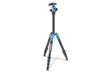 Image of Manfrotto Element Traveller Tripod Small with Ball Head, Blue, MKELES5BL-BH