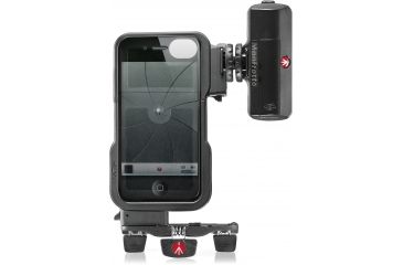 Image of Manfrotto KLYP case for iPhone 4-4S with ML120 LED light and Pocket tripod MKPL120KLYP0