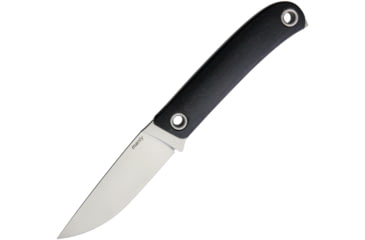 Image of Manly Patriot Fixed Blade D2 Knife, 8.25in Overall, 3.75in Satin D2 Tool Steel Blade, Black G10 Handle, Black Kydex Sheath, PATRIOT D2 BLACK