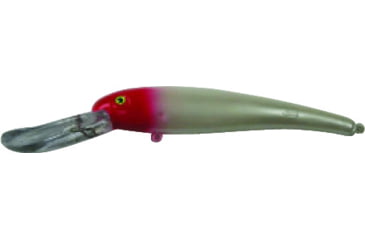 Image of Manns Smooth Body Stretch 25+, Floating/Diving Trolling Lure 8in, 2oz, Red Head, SDRB681-2