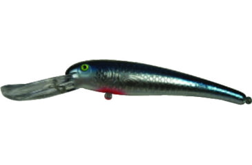 Image of Manns Smooth Body Stretch 25+, Floating/Diving Trolling Lure 8in, 2oz, Silver/Blue, SDRB677-2