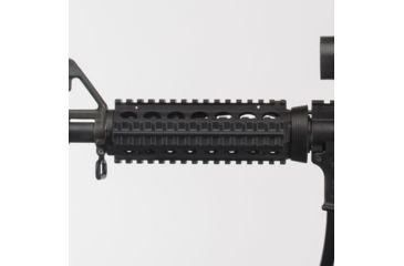 Image of Manta Defense Low-Profile Wire Routing 6in Rail Guard, Black M1090