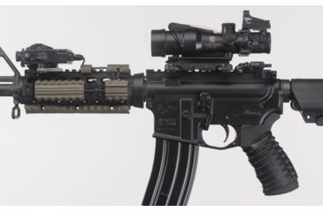 Image of Manta Defense Low-Profile Wire Routing 6in Rail Guard, Olive Drab M1093