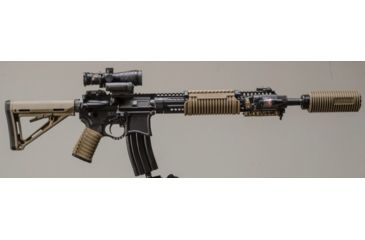 Image of Manta Defense Tac-Wrap 5in Top Rail Guard Only, Olive Drab M1303