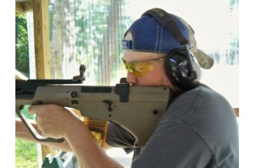 Image of Manticore Arms Brass Buster Brass Deflector for Steyr AUG, Black, MA-200