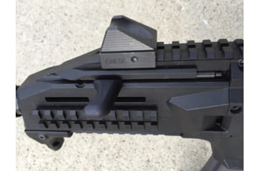Image of Manticore Arms Gen 2 Scoprion EVO Extended Fixed Charging Handle, Black, Small, MA-31625