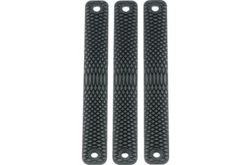 Image of Manticore Arms Snakeskin Panel For Transformer Rails, 3 Pack, Black, MA-14443