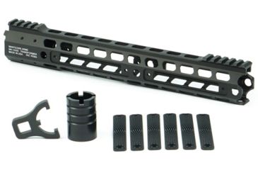 Image of Manticore Arms Transformer Rail Gen II, w/ 6 Polymer Grip Panels, 13in, Black, MA-19330