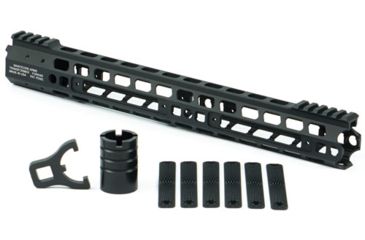 Image of Manticore Arms Transformer Rail Gen II, w/ 6 Polymer Grip Panels, 15in, Black, MA-19350