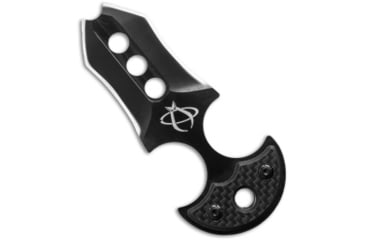Image of Mantis Mantis BK-1 Wicked Push Dagger Knife 2" Black, Black, 440, adult, BHQ-25470