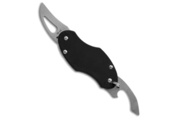 Image of Mantis Mantis Buzzard Necessikeys Knife + Bottle Opener 1" Satin B-4, Black, 420, adult, BHQ-12825