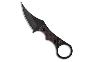 Image of Mantis Mantis Sabot III Fixed Blade Karambit Knife Black/Red Twill CF 2.7&quot; Black SW, Black/Red, Bohler M390, adult, BHQ-193951