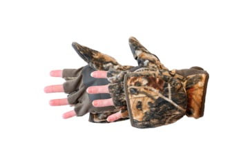 Image of Manzella Bowhunter Convertible Glove - Women's, Realtree Edge, Small, 1409748
