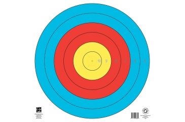 Image of Maple Leaf Press FITA Target, 6-Ring 80 cm. 1 pk. TA-6X80C