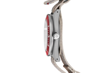 Image of Marathon Adanac Maple Steel Navigator w/ Date Automatic Unisex Watches, Sapphire, 41mm, Red,, Red and White, WW194030SS-1601