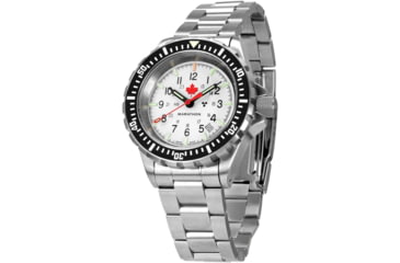 Image of Marathon Arctic Red Maple GSAR Watch, Brace, White, 41mm, WW194006SS-1601