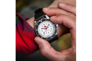 Image of Marathon Arctic Red Maple GSAR Watch, Rubber, White, 41mm, WW194006SS-1630