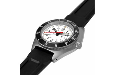 Image of Marathon Arctic Steel Navigator Automatic Unisex Watches, 41mm, Sapphire, 3-Piece Rubber Strap Kit, Black, WW194029SS-0530