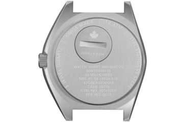 Image of Marathon Arctic Steel Navigator Ssnav On Ballistic Nylon, 11in, White, 41mm, WW104001SS-0501